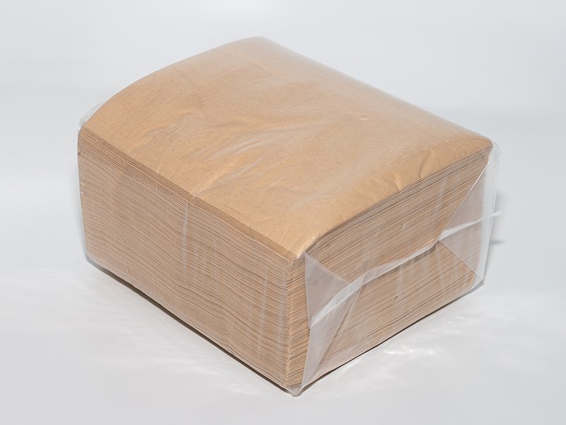 100% virgin wood pulp dinner napkin（wooden color） 12gsm 2ply size42x38cm 248pcs