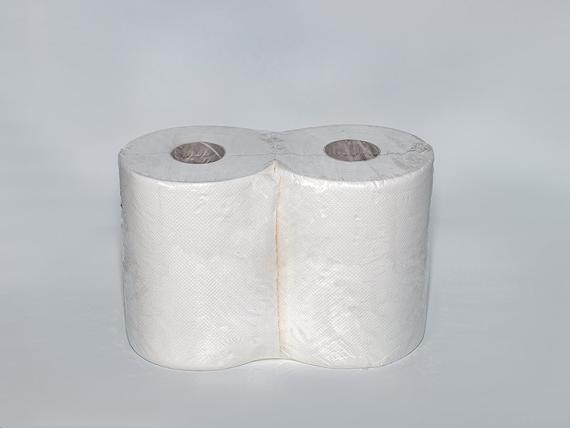 center pull paper towel 18gsm 2ply sheet size26x24.5cm roll dia19.5cm core dia7.5cm