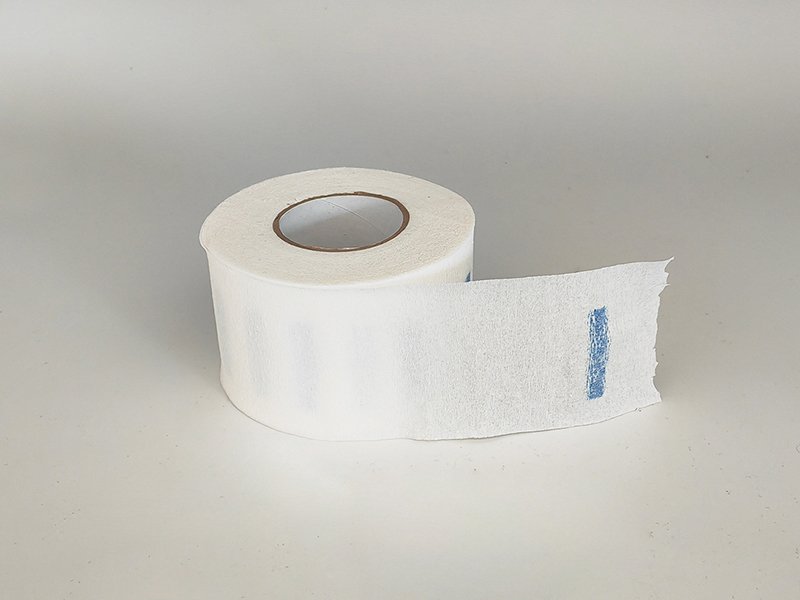 neck ruffles paper roll 6.5x37cm，(80、90、100) pcs’roll, 100 rolls‘carton