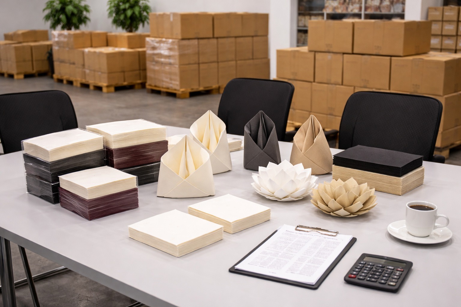 airlaid napkins supplier production line