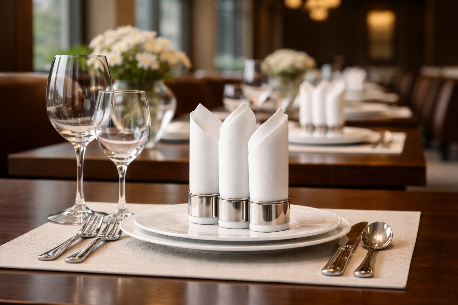 bulk dinner napkins shipment for Europe