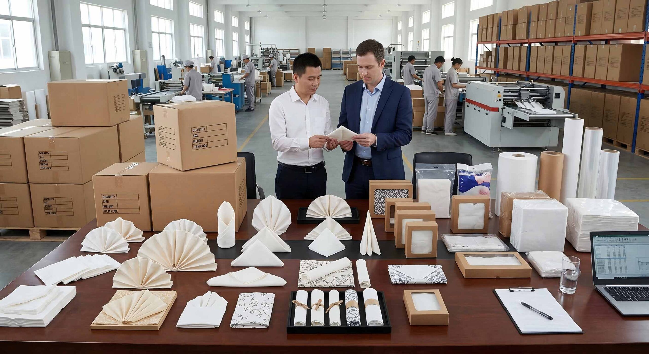 Airlaid Napkins Supplier for South America