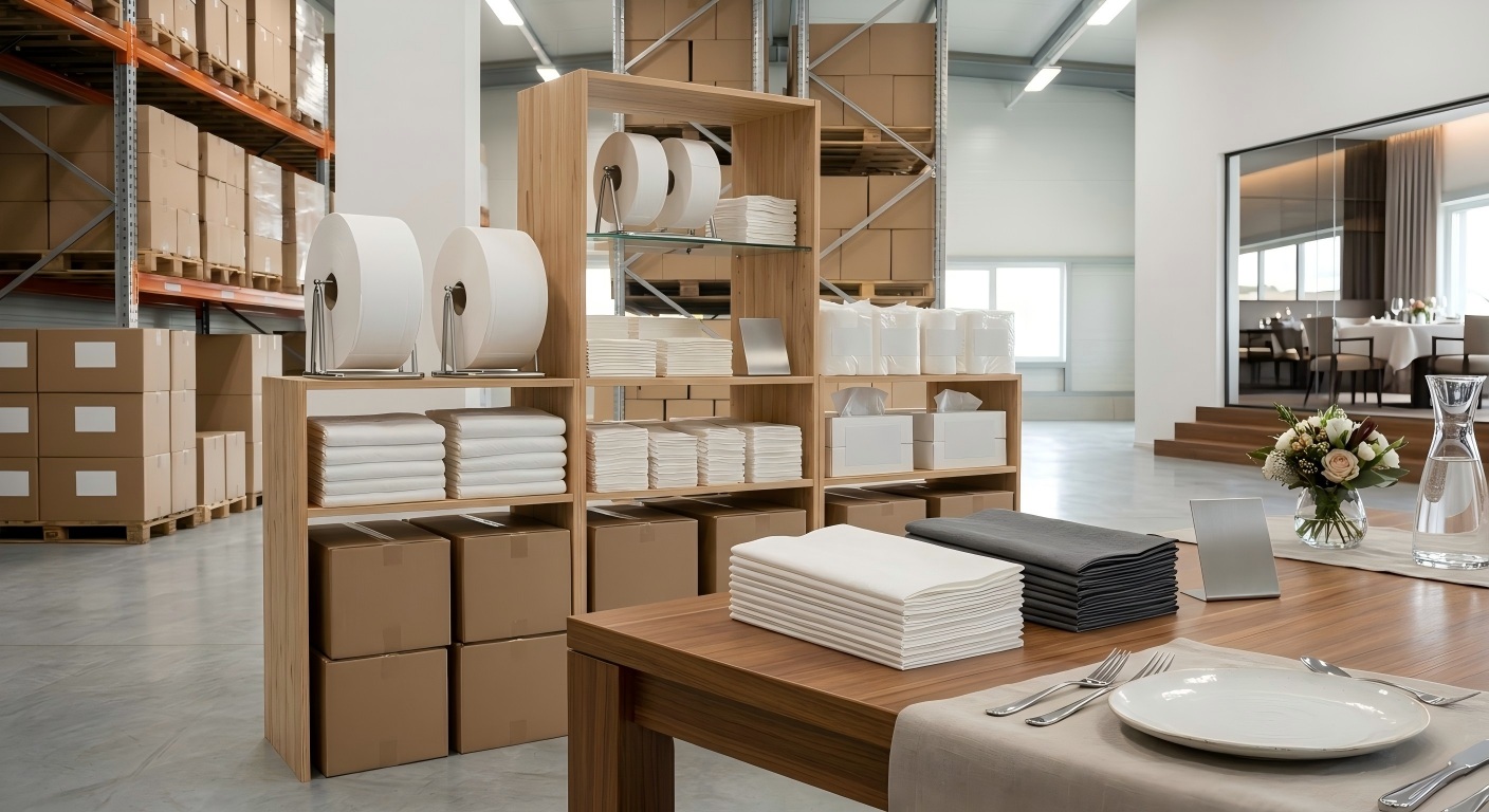 Dinner Napkins Supplier for European foodservice distributors in 2026