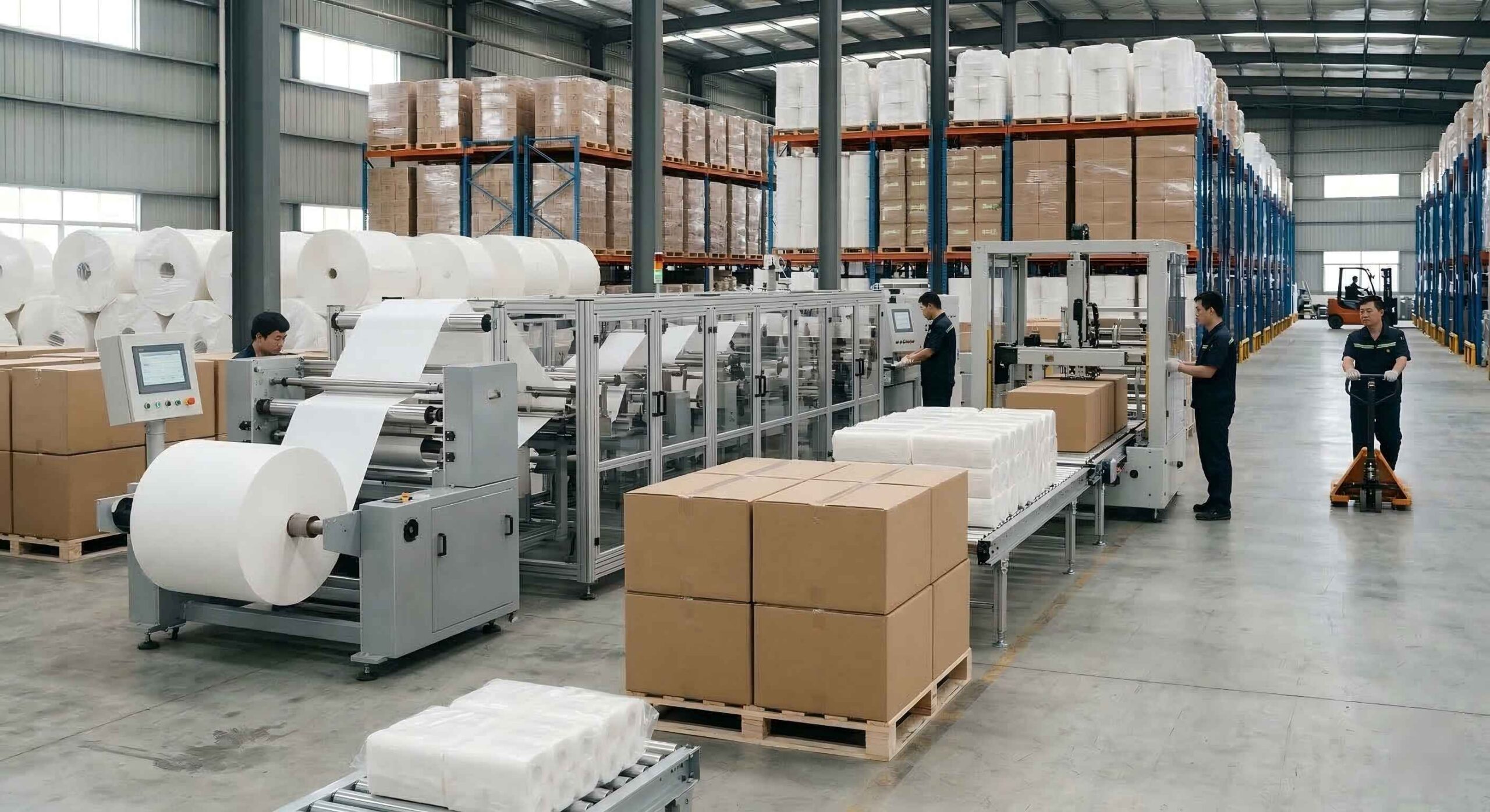 TAD tissue supplier production line