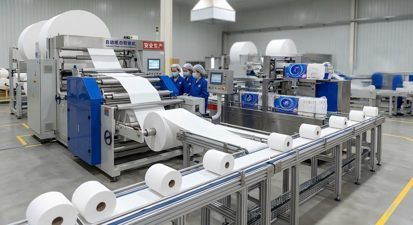 tissue paper manufacturer production line