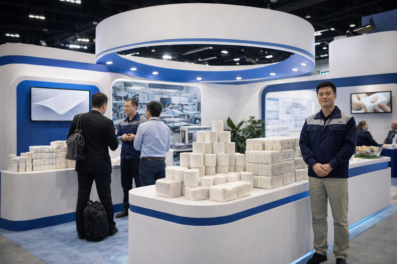 Toilet Paper Manufacturer exhibition booth at Tissue World Miami 2026
