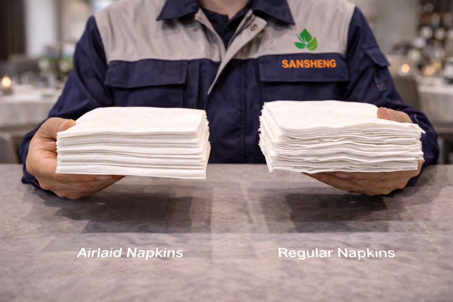 Airlaid Paper Wholesale export cartons for HoReCa distribution