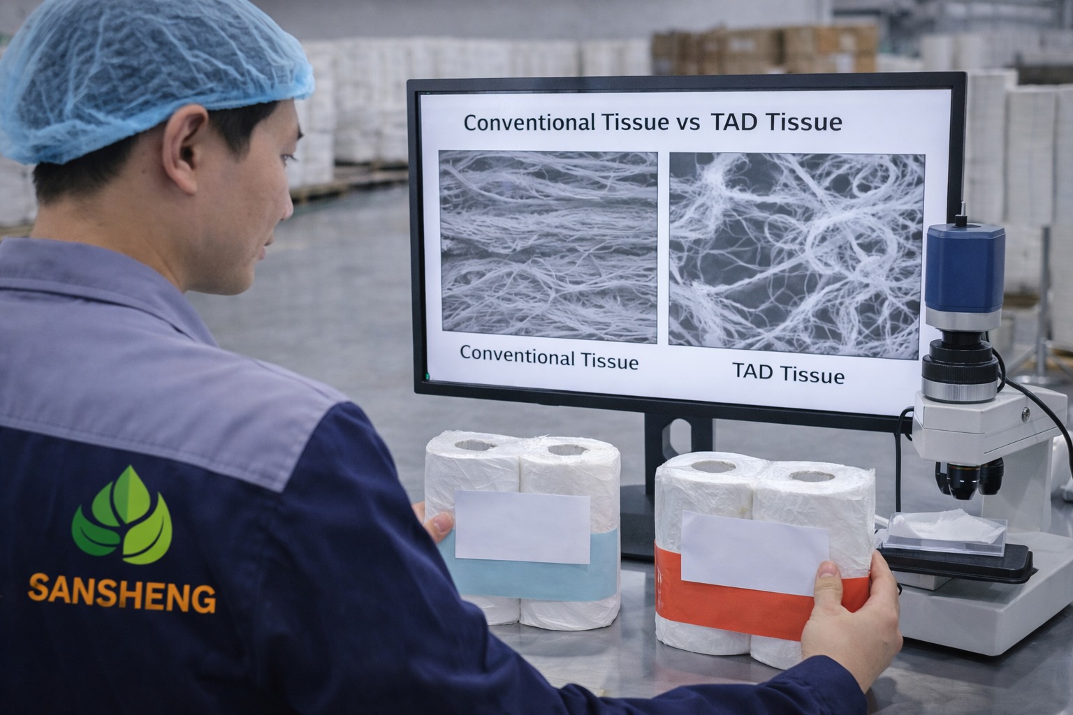 TAD paper wholesale premium tissue products packaging options