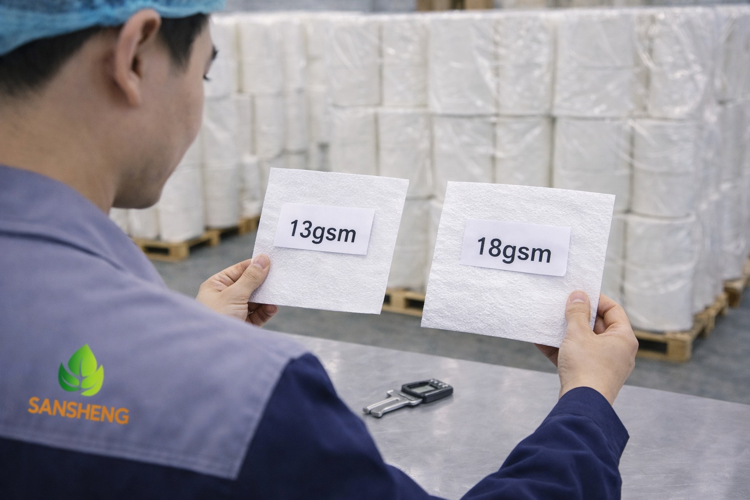 Kitchen paper supplier quality testing GSM and absorbency