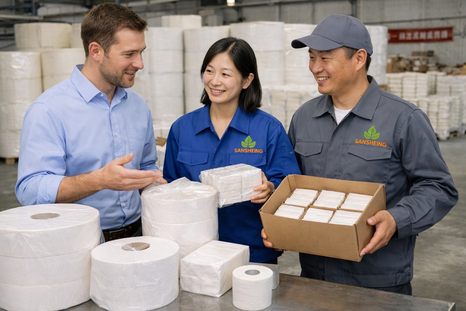 Private label napkin supply discussion for trial orders packaging setup and repeat-order consistency