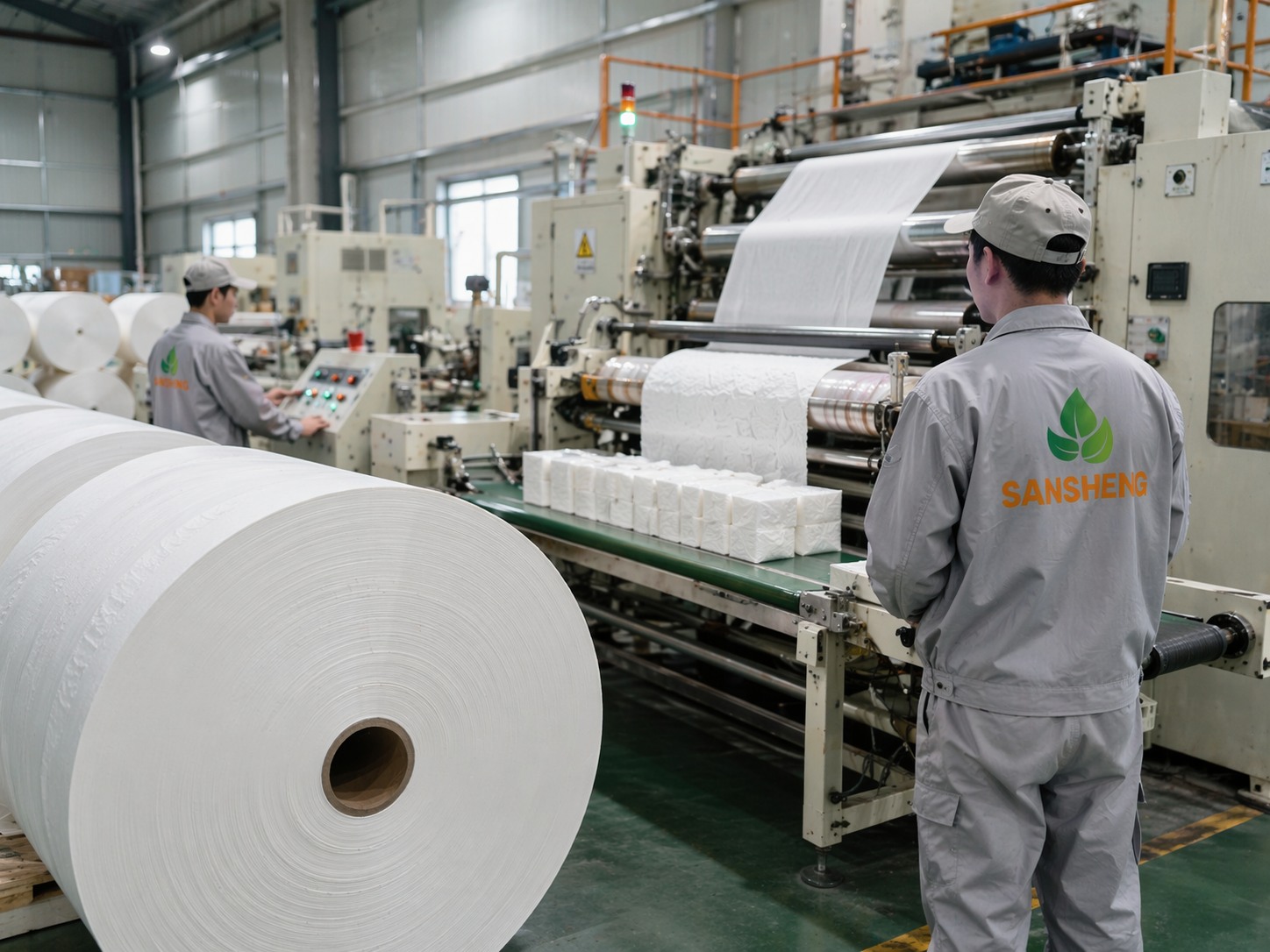 Converting compatibility of TAD jumbo rolls including roll running strength and consistency