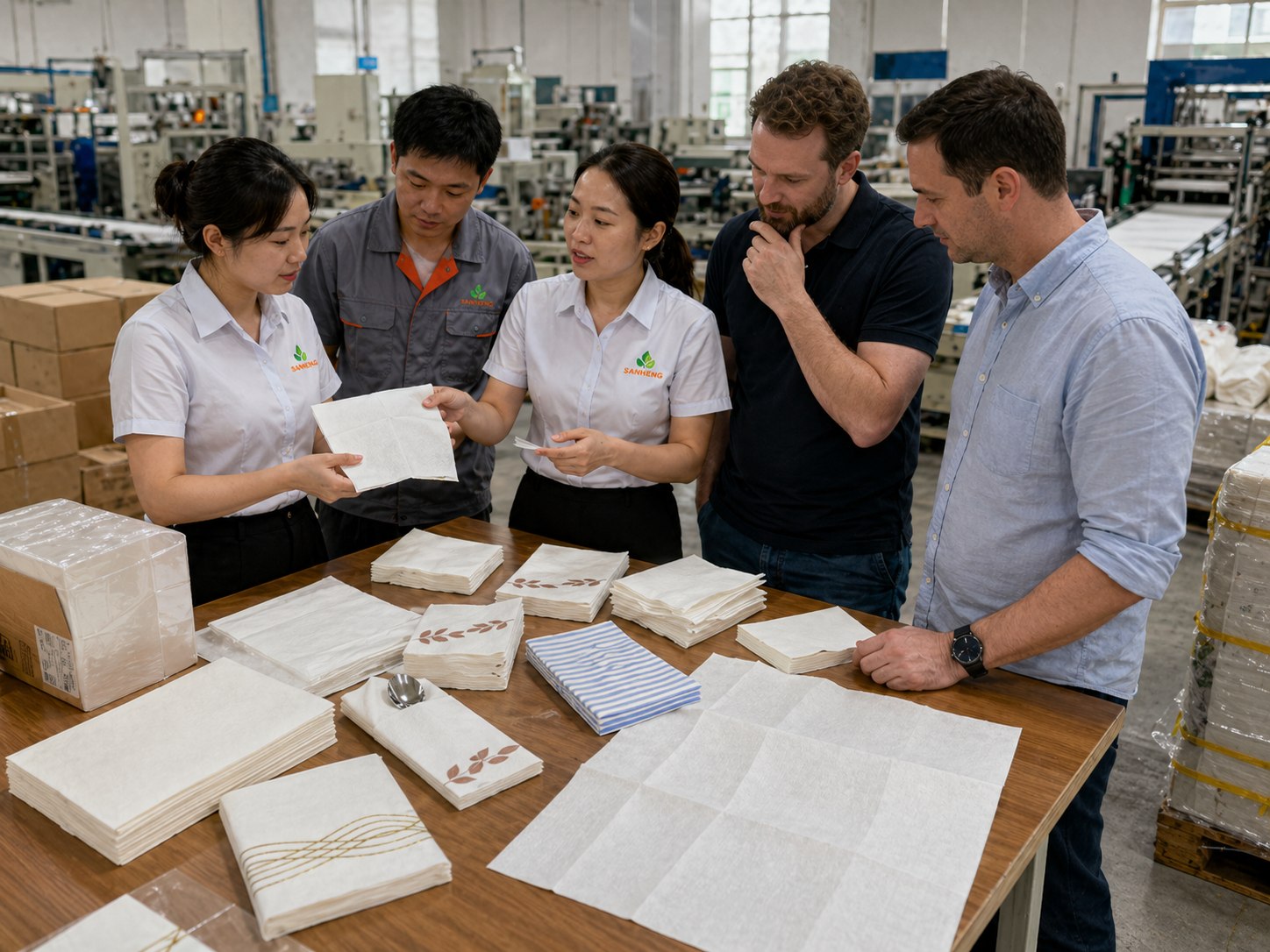 Airlaid napkin buyer feedback and repeat order discussion