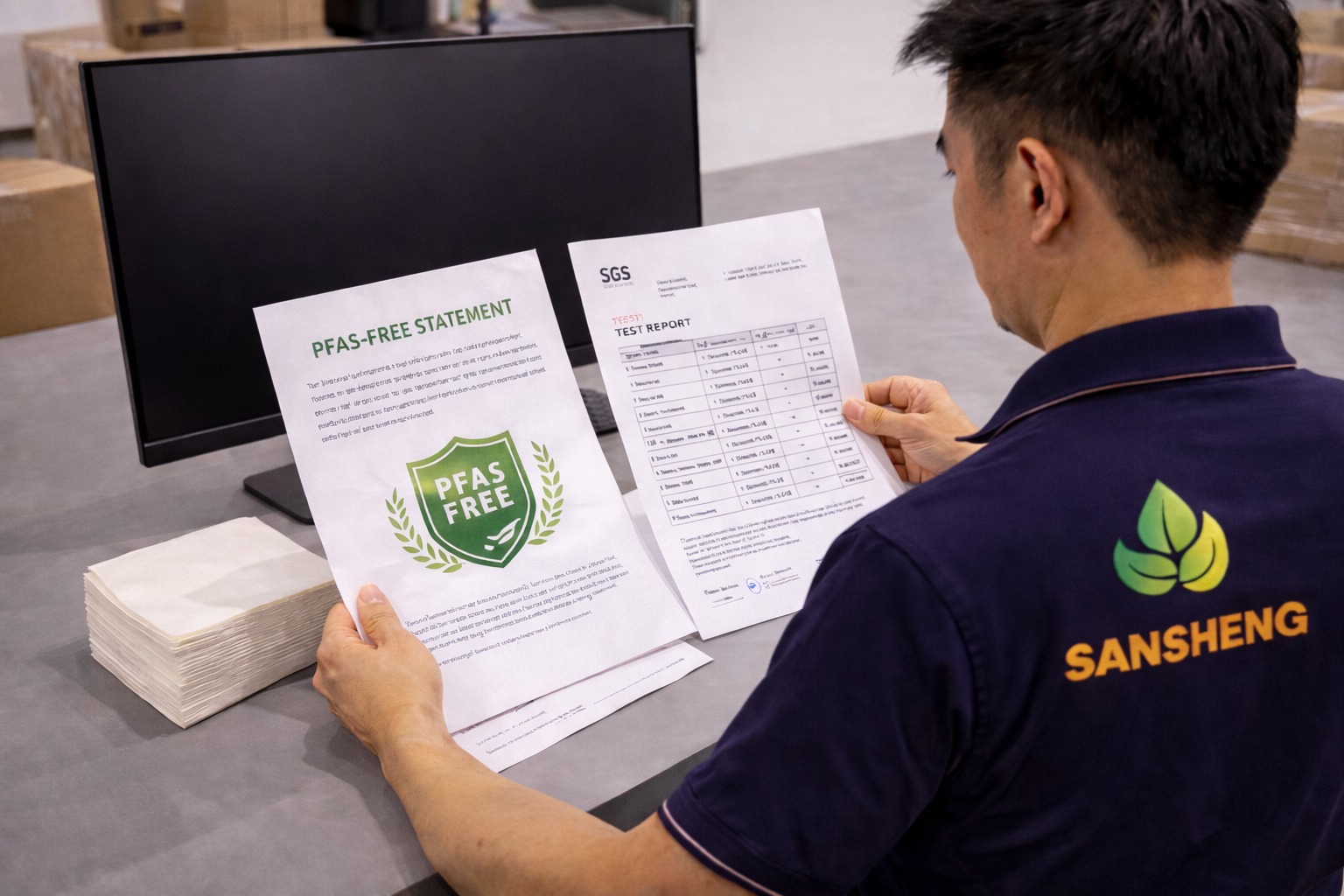 airlaid napkins supplier 2026 PFAS free compliance documentation for food service