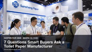 Canton Fair 2026 Phase 3: 7 Questions Smart Buyers Ask a Toilet Paper Manufacturer at Booth (May 1-5 Guide)