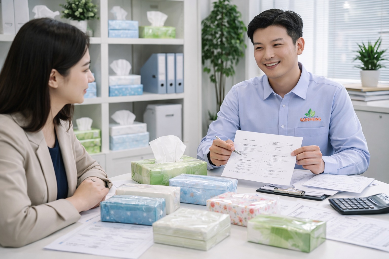 Final inquiry call to action for facial tissue product type specs and volume discussion