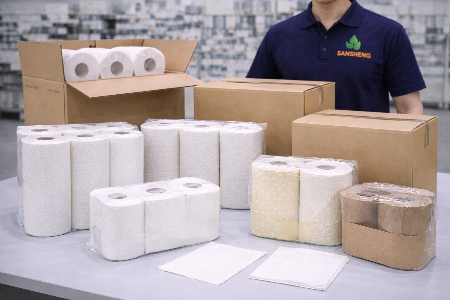 Kitchen towel market requirement comparison including pack format roll size product feel and shipping reality