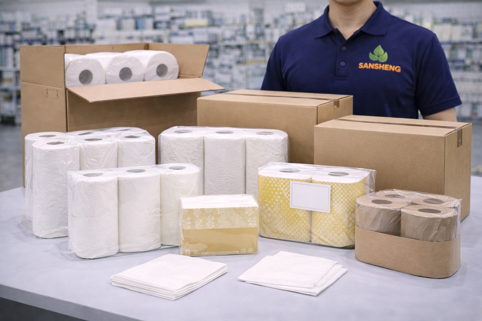 Kitchen towel packaging options for retail wholesale private label and export carton supply