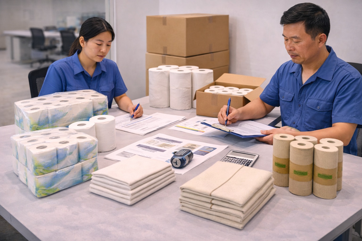 Kitchen towel quotation details including market specification pack format volume and destination port