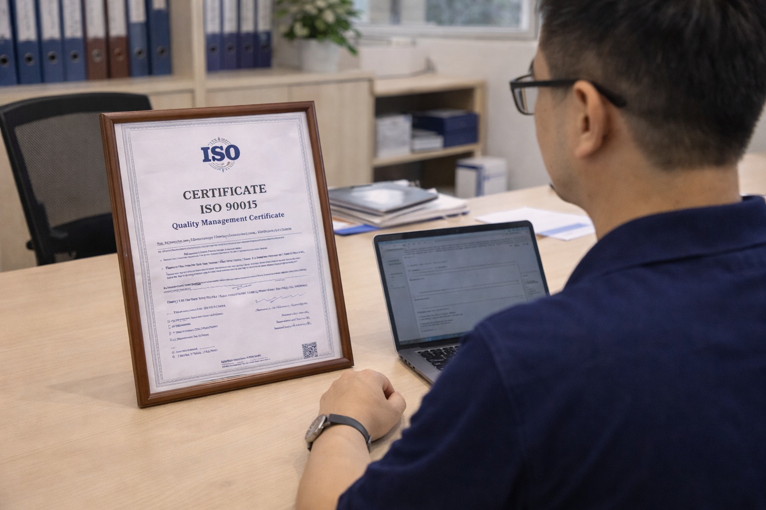ISO quality management certificate for kitchen towel and tissue paper manufacturing