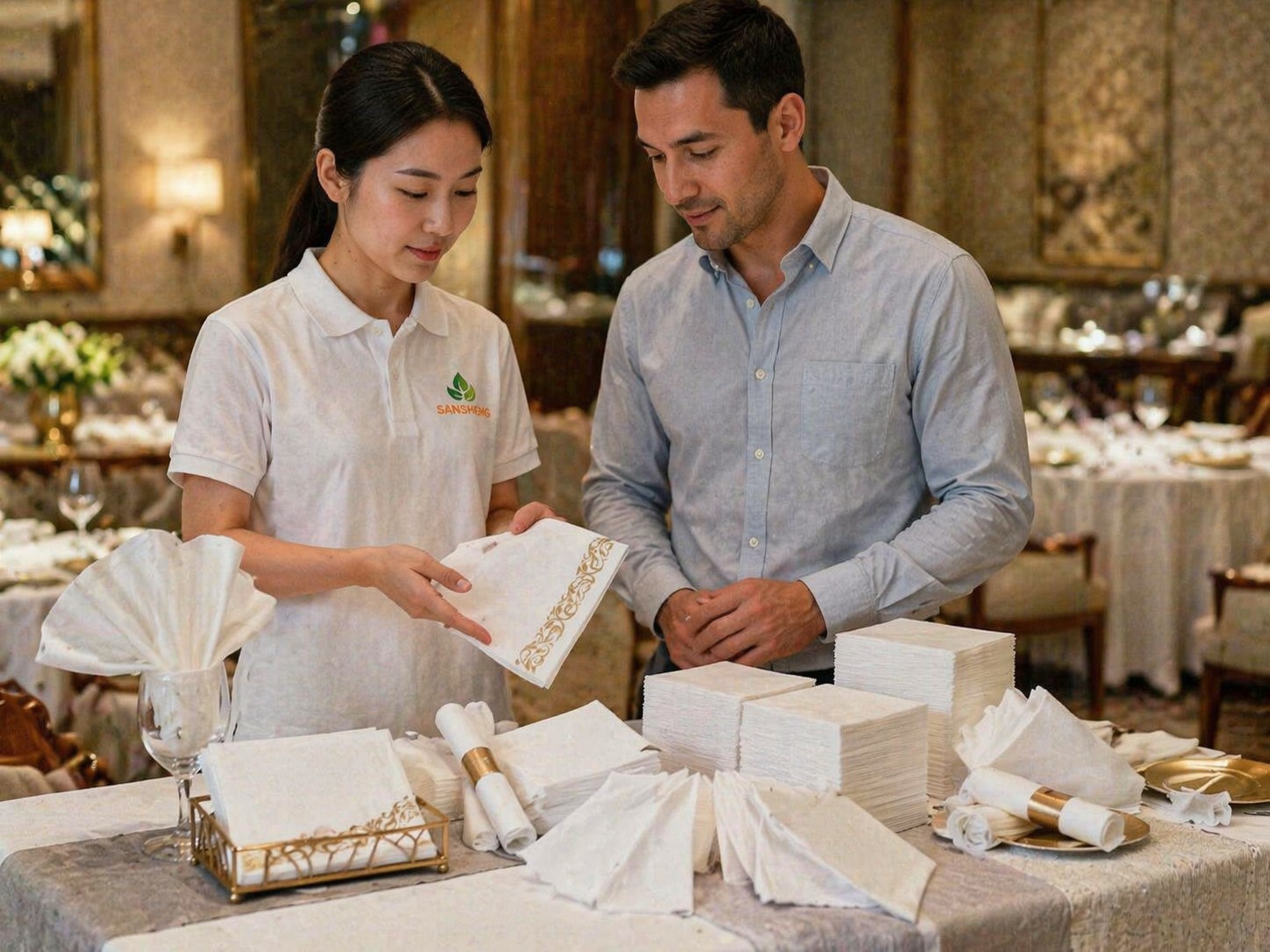 Small end-user or sample-only purchase not suitable for B2B airlaid napkins supply