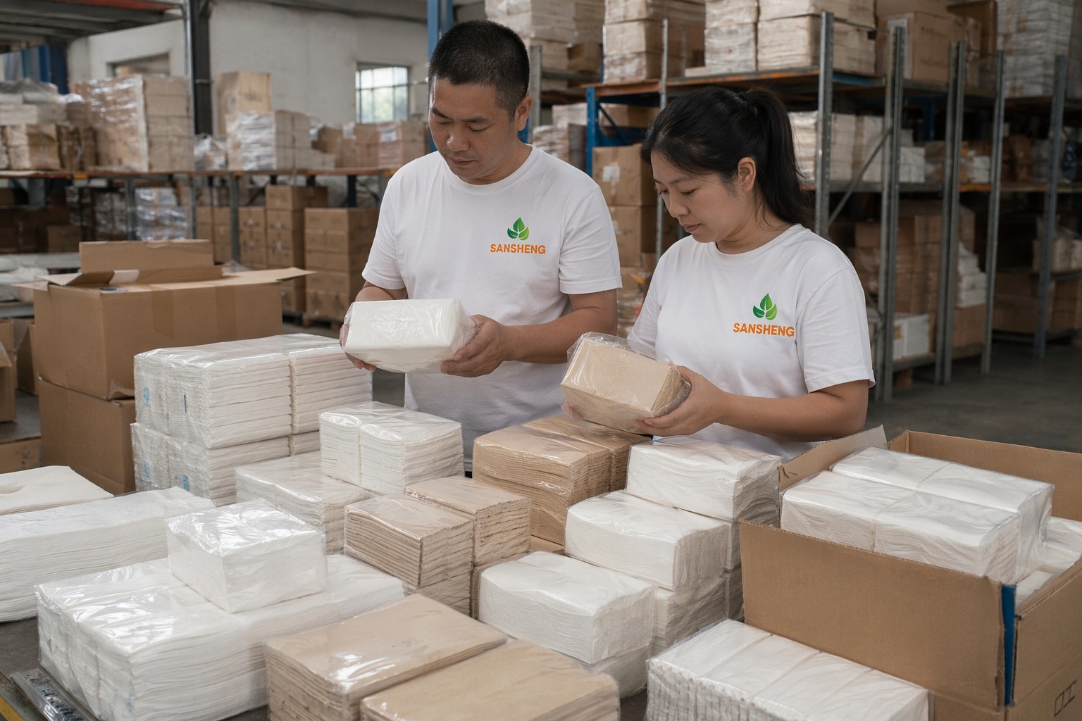 Paper napkin supply not intended for personal event buying or loosely defined small trial requests