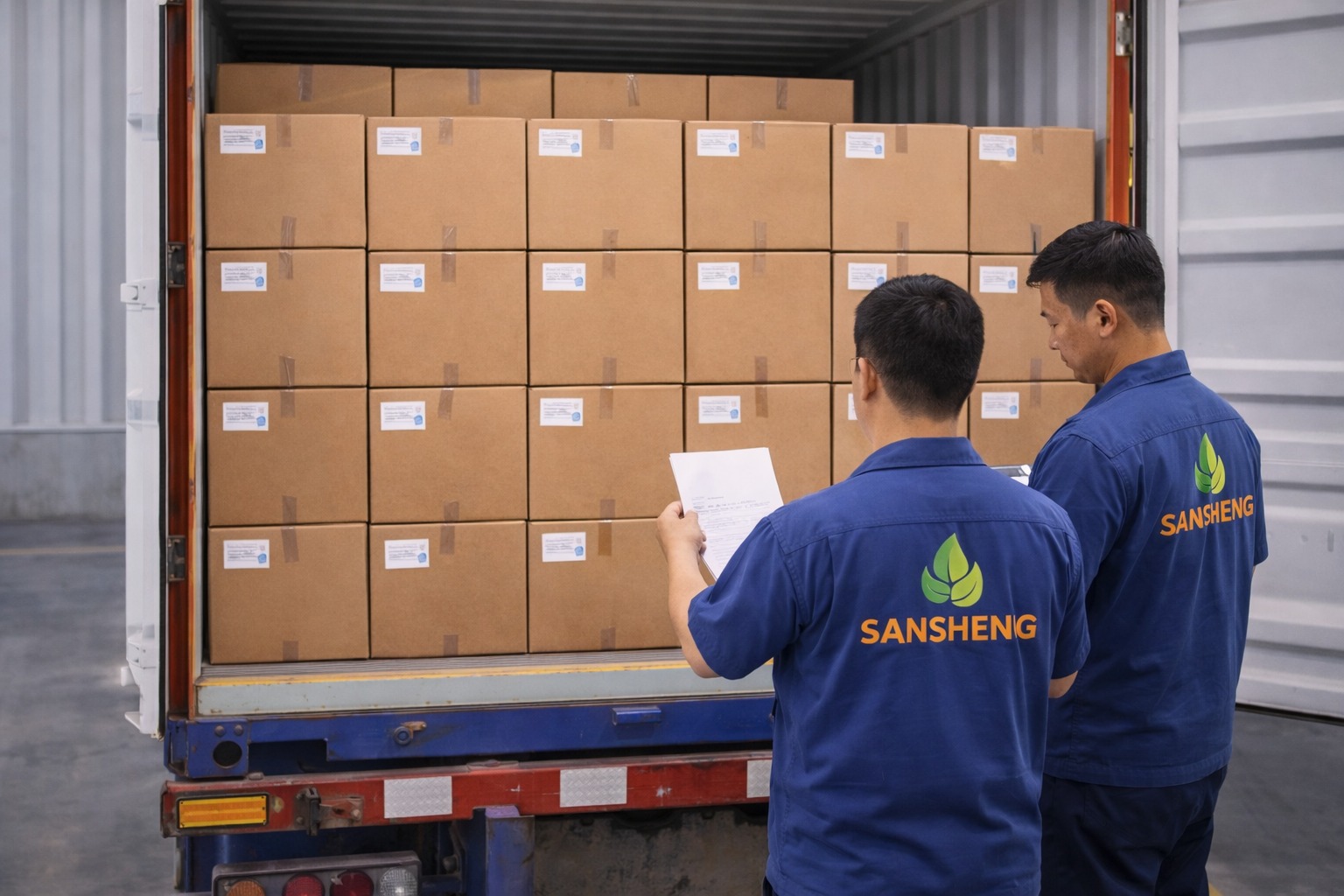 TAD tissue supplier 40HQ container loading with verified absorbency lots