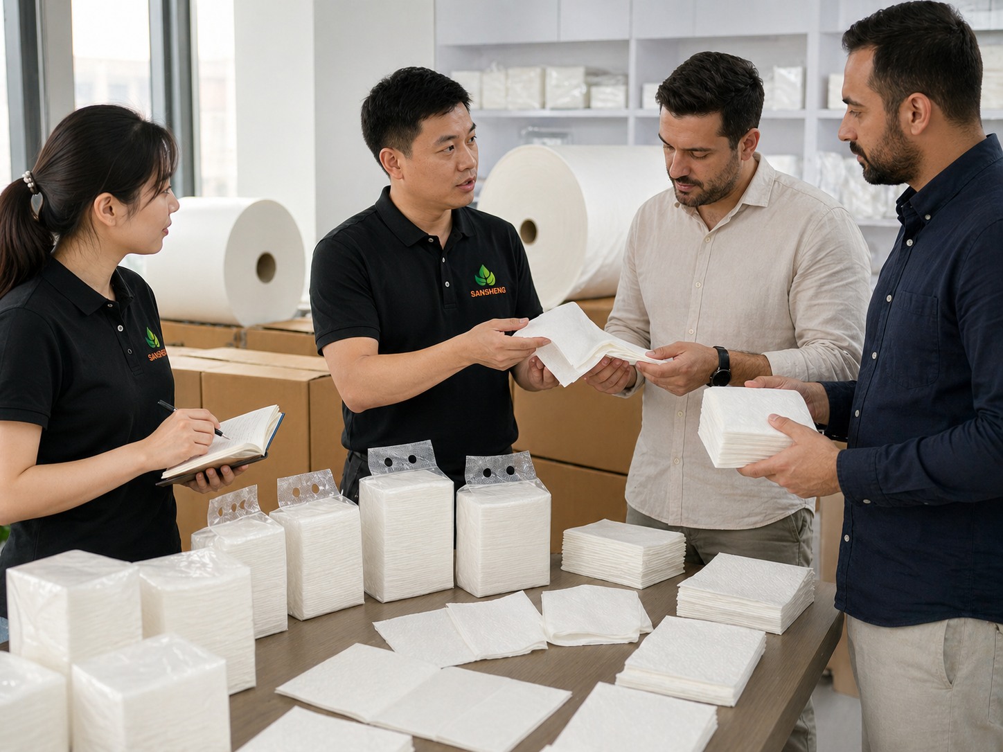 Tissue paper applications for toilet paper paper towels napkins and bulk tissue supply