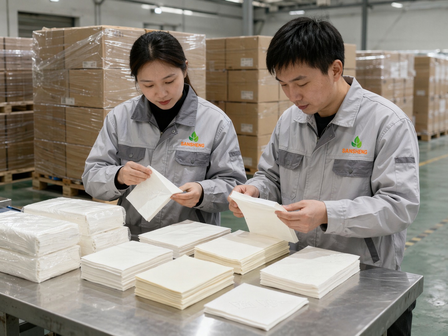 Why buyers work with Sansheng as a paper napkin supplier