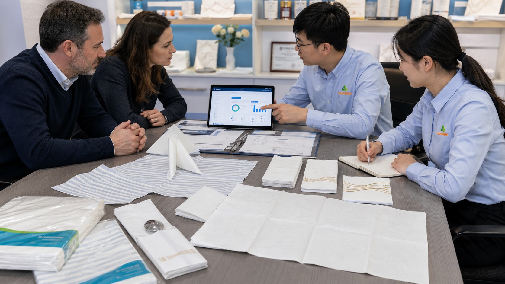 Airlaid napkins manufacturer EUDR Due Diligence Statement TRACES NT submission ready for EU customs