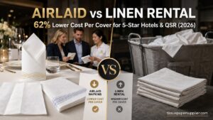 Airlaid Napkins Supplier vs Tablecloth Linen Rental: Cost-Per-Cover Breakdown for 5-Star Hotel & QSR Buyers (2026)