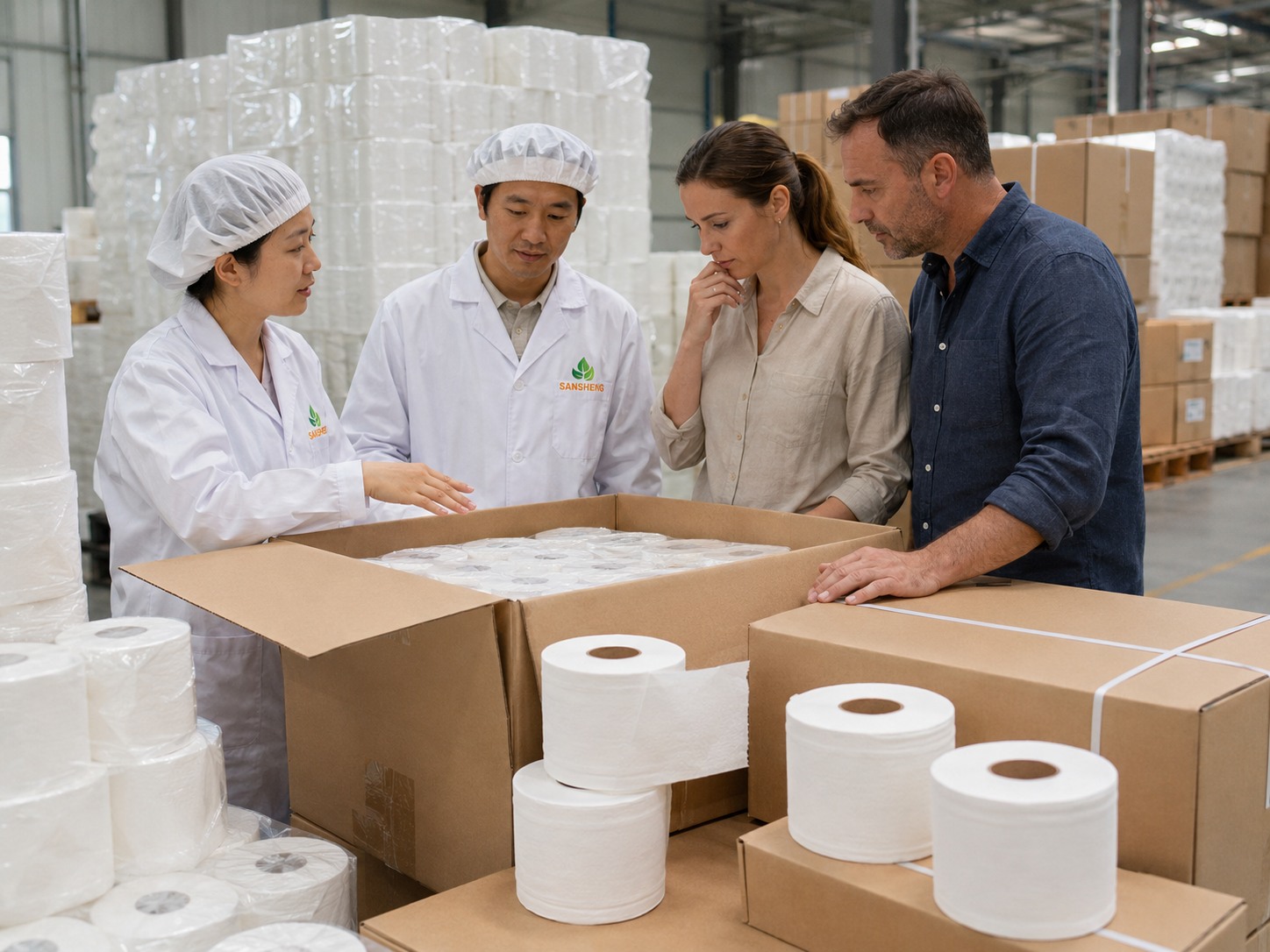 Wholesale toilet paper export cartons for Australia distributors