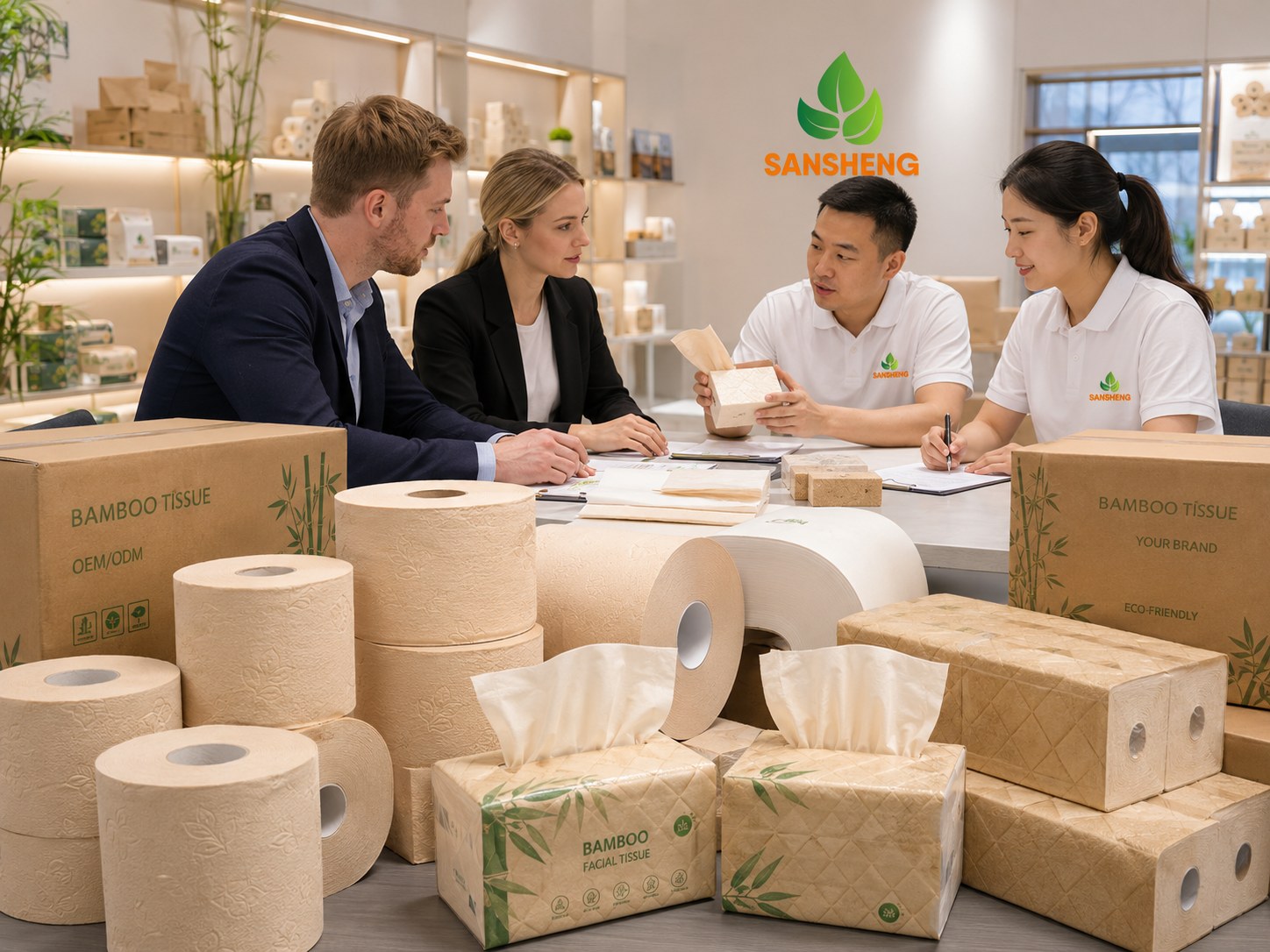 Bamboo tissue paper manufacturer OEM wholesale quotation support