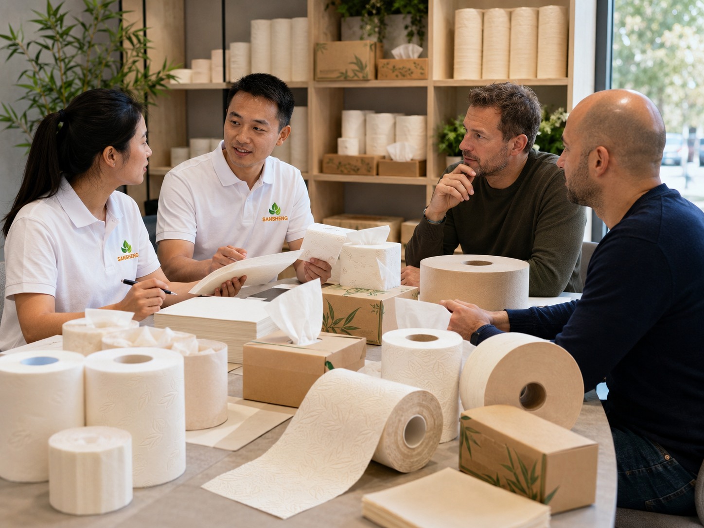 Bamboo tissue paper manufacturer wholesale supply program