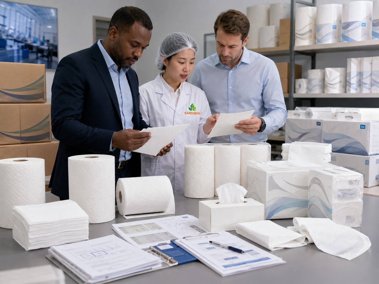 Commercial tissue paper manufacturer solving AFH buyer problems with packing checks and dispenser fit review
