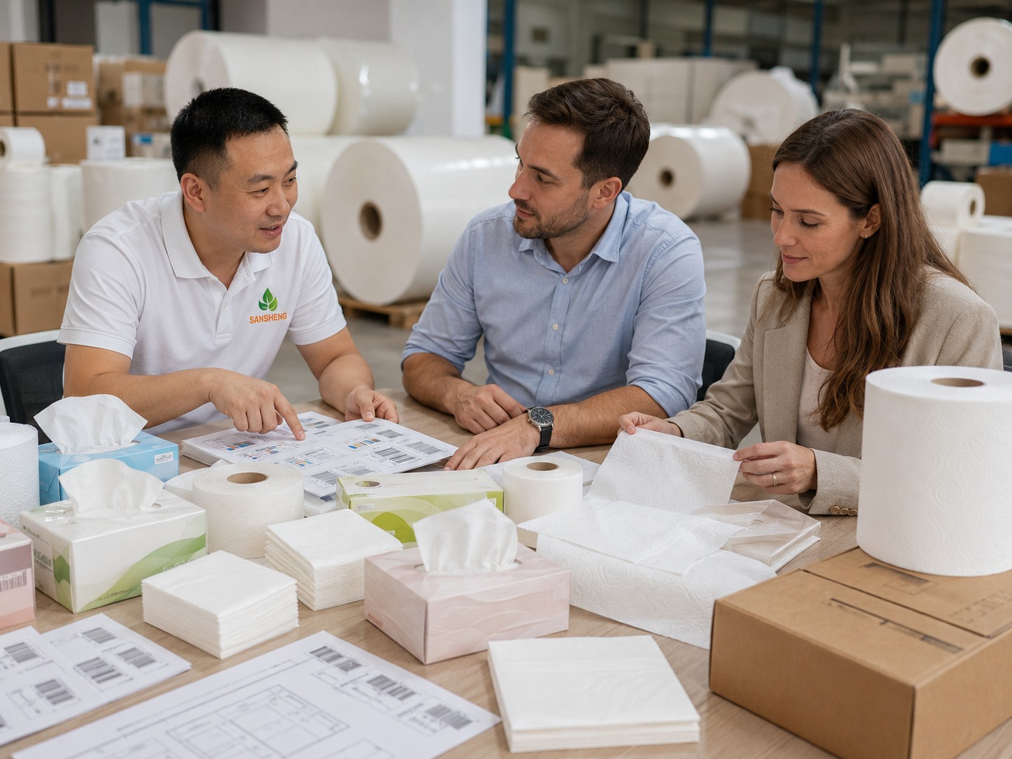 contact tissue paper supplier fast reply with tissue product specifications packing needs MOQ FOB price loading quantity and lead time