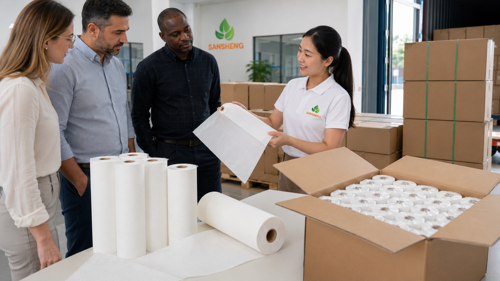 Exam table paper roll supplier private label cartons ready for clinic wholesaler delivery