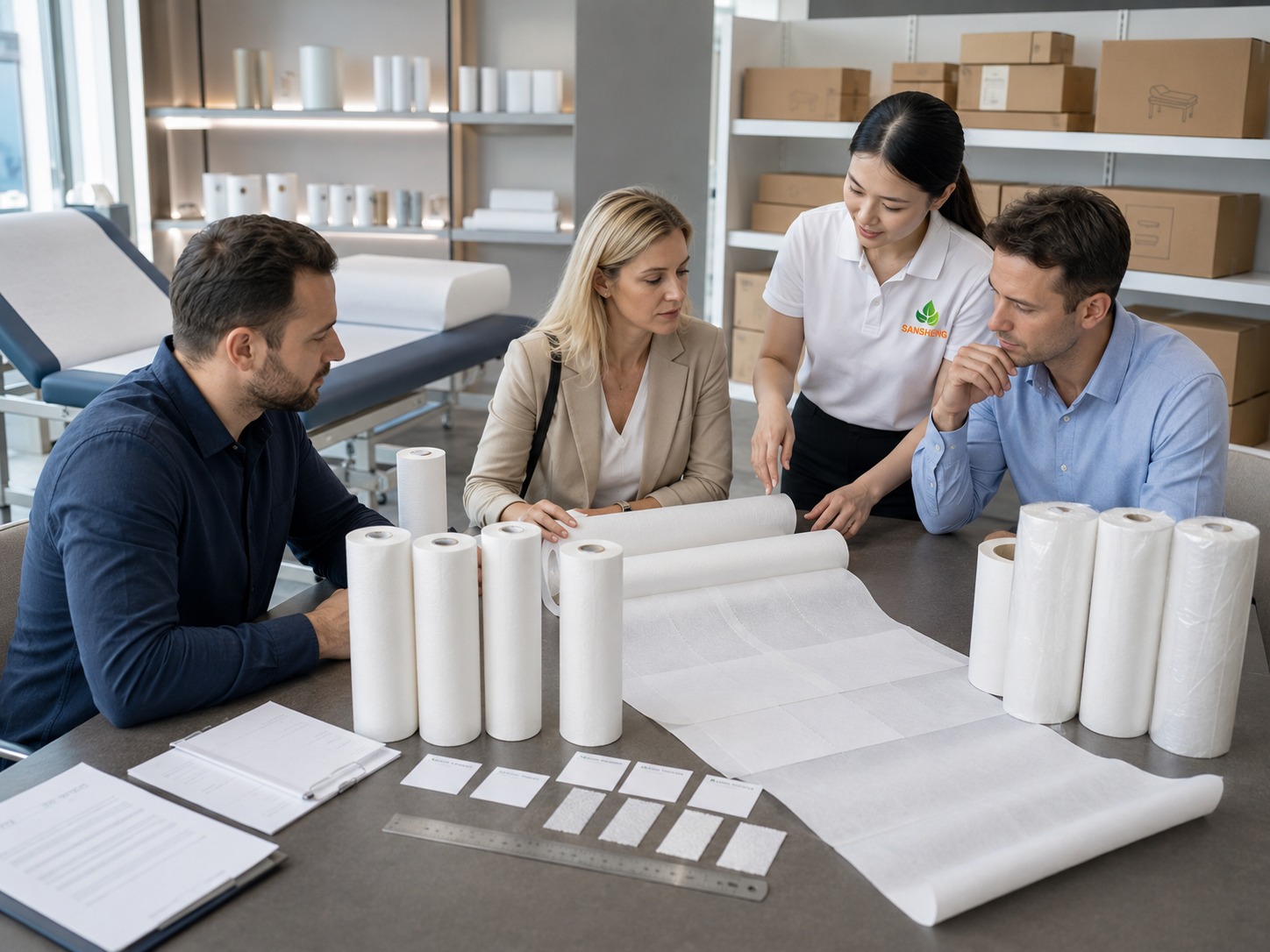 Examination paper rolls specification range including width length GSM core size perforation and packing