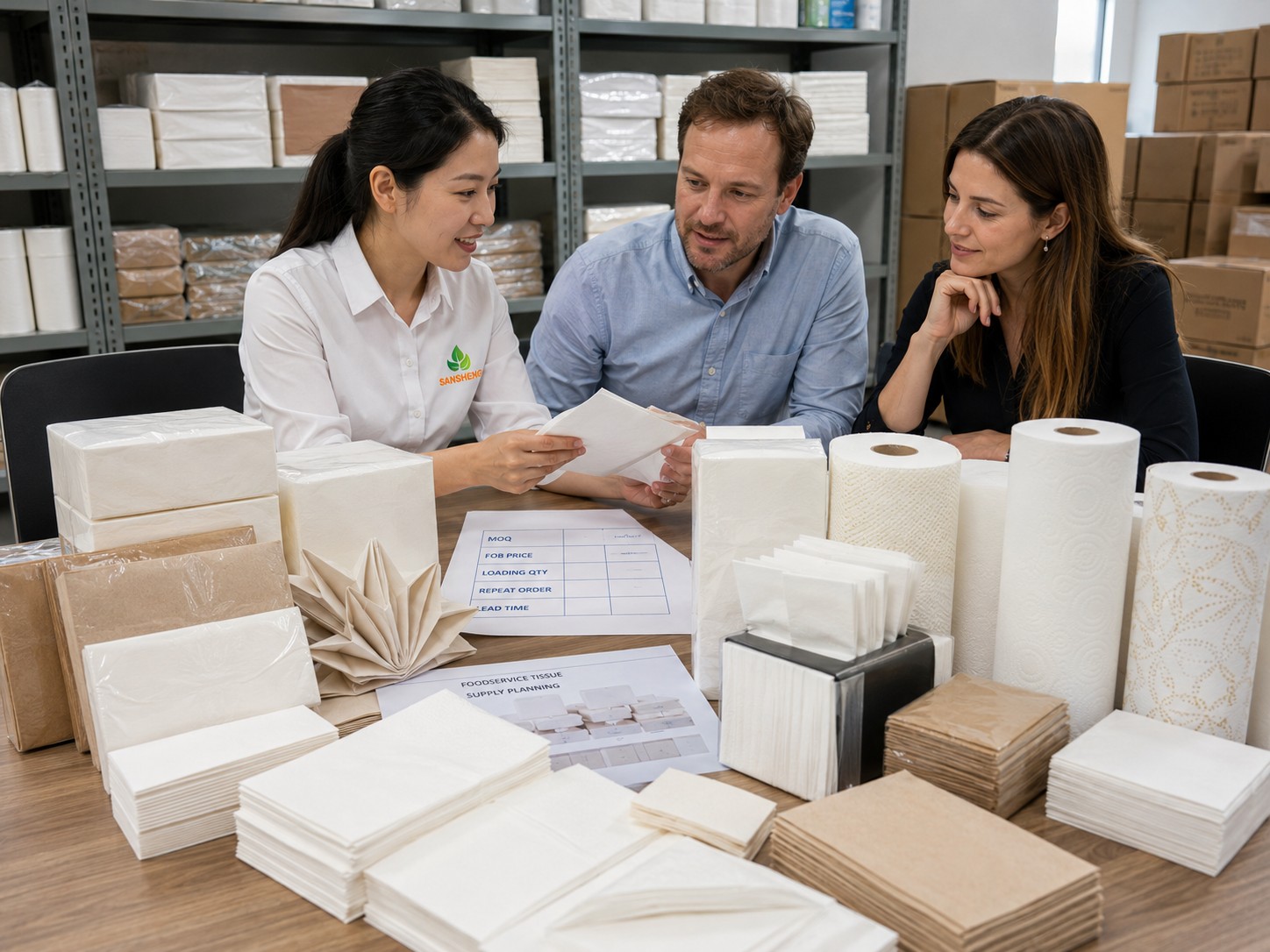 AFH tissue supply solutions for restaurants foodservice distributors napkins kitchen towels and repeat orders