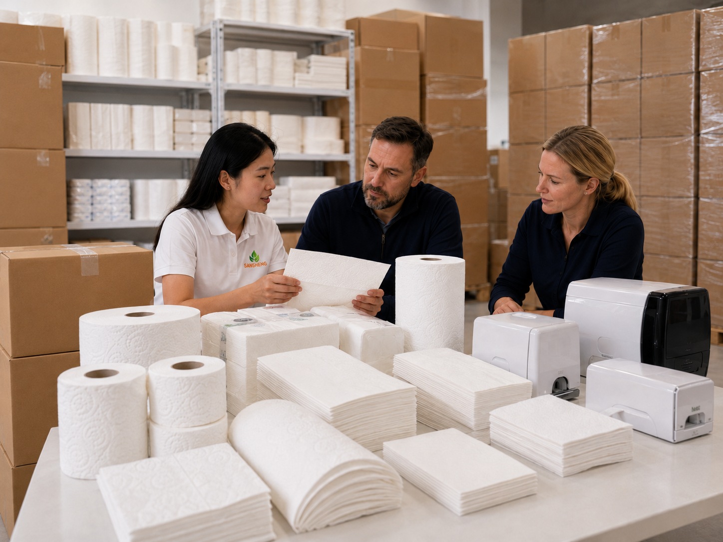 AFH tissue supply solutions for janitorial suppliers offices hand towels toilet paper and bulk cartons