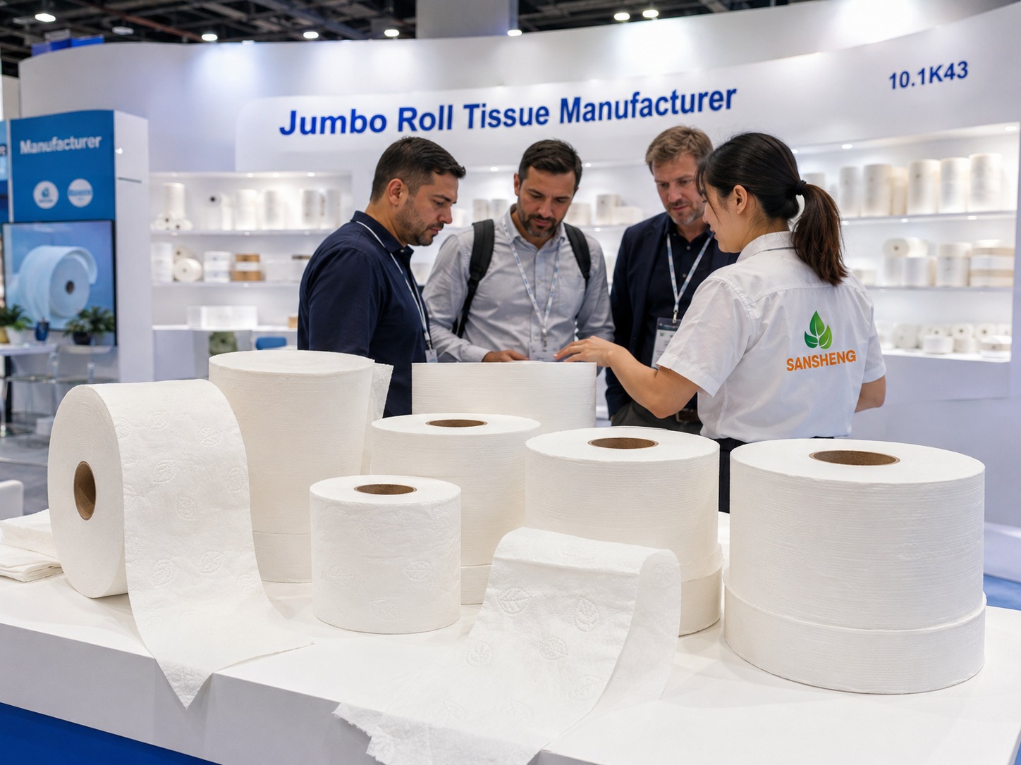 Jumbo roll tissue manufacturer booth 10.1K43 at the 139th Canton Fair 2026