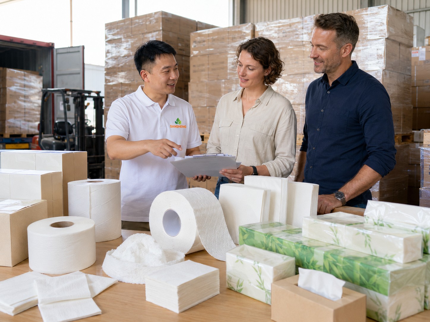 key tissue products bulk supply export support for airlaid paper napkins TAD paper tissue mother rolls bamboo tissue paper and exam paper rolls