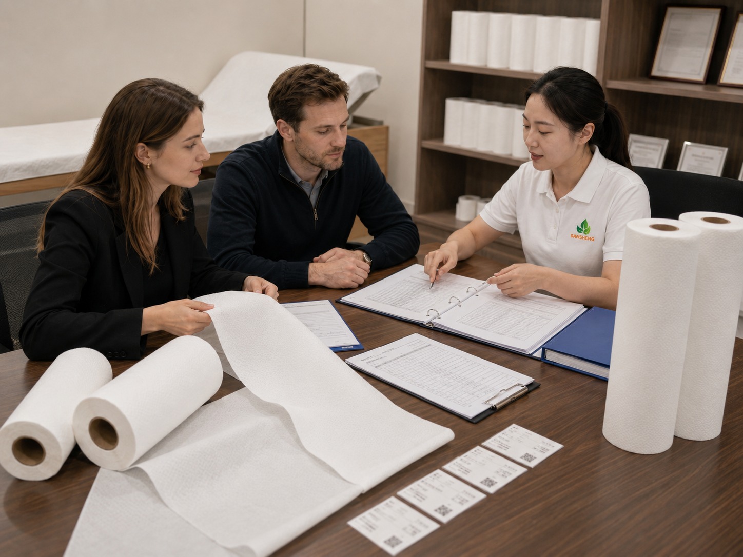 Medical exam table paper manufacturer FSC chain of custody and batch traceability records