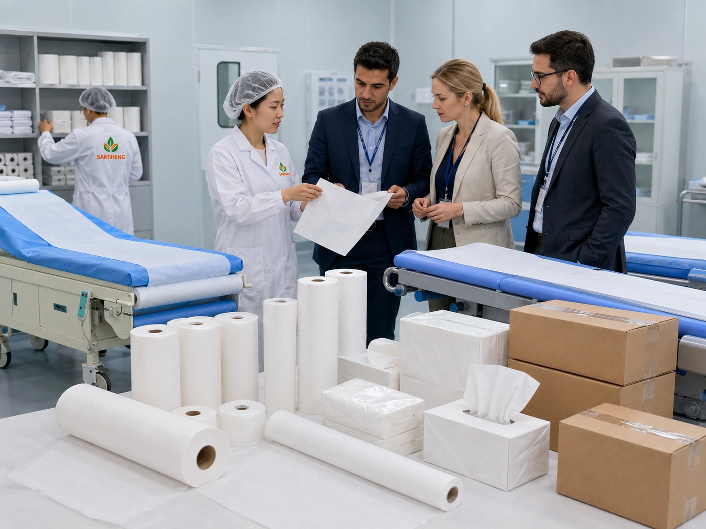 Medical tissue paper manufacturer for healthcare and hospital supply