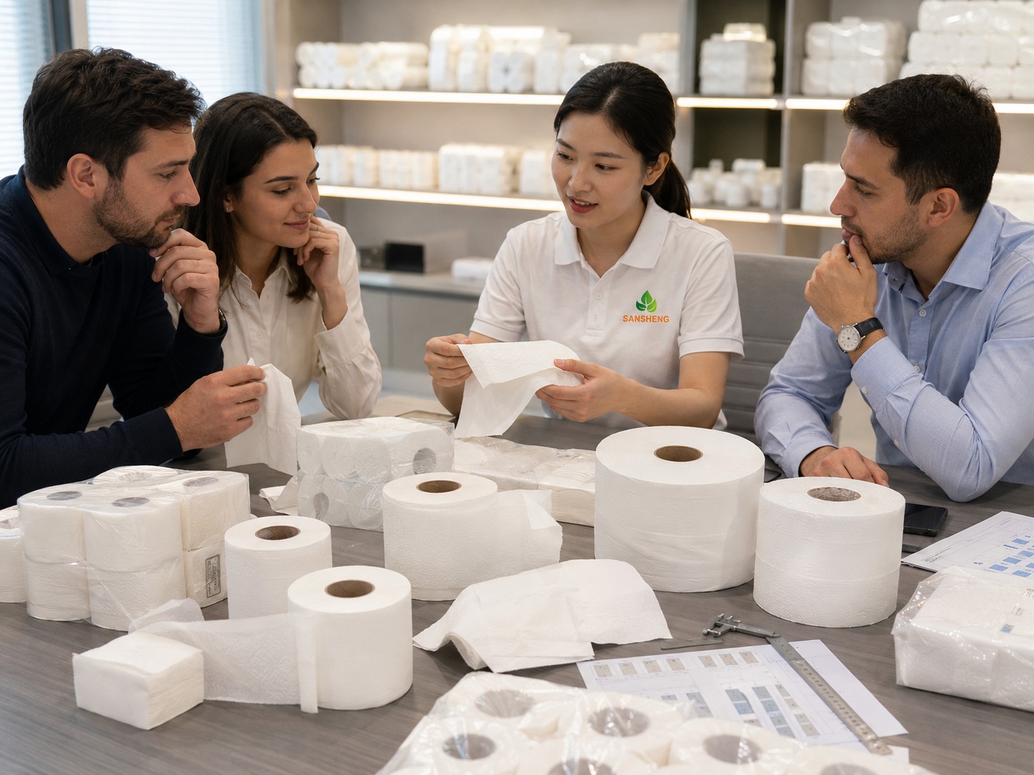 OEM toilet paper supply and custom toilet paper specification options