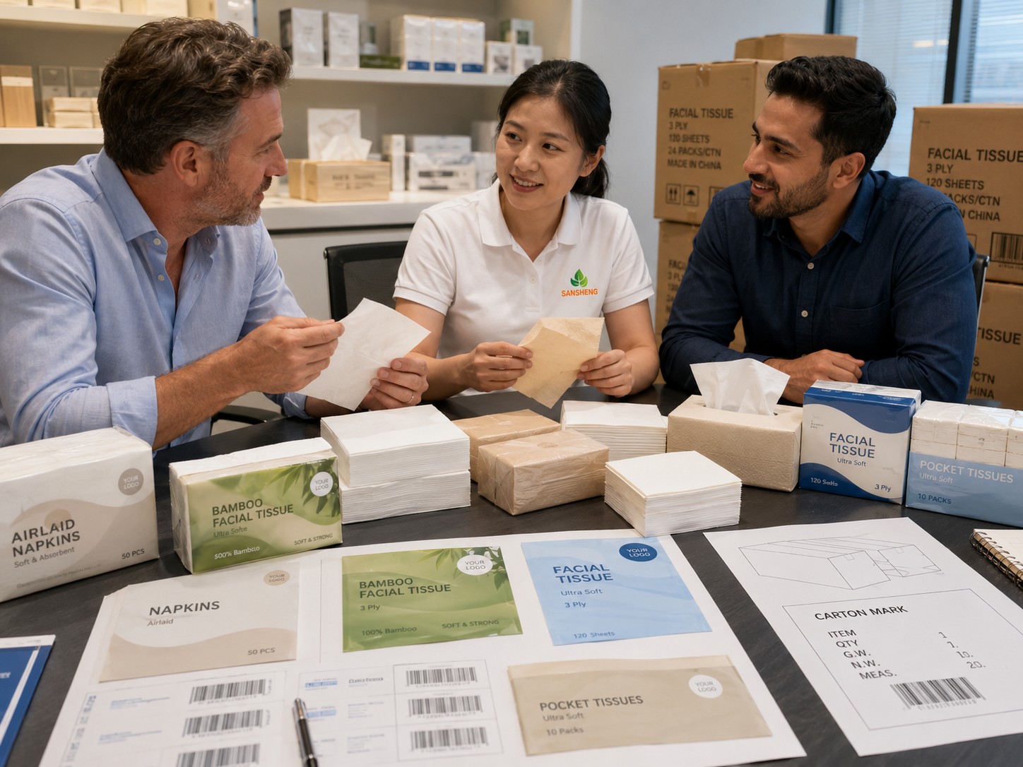 OEM private label tissue packaging guide for key tissue products and bulk tissue buyers