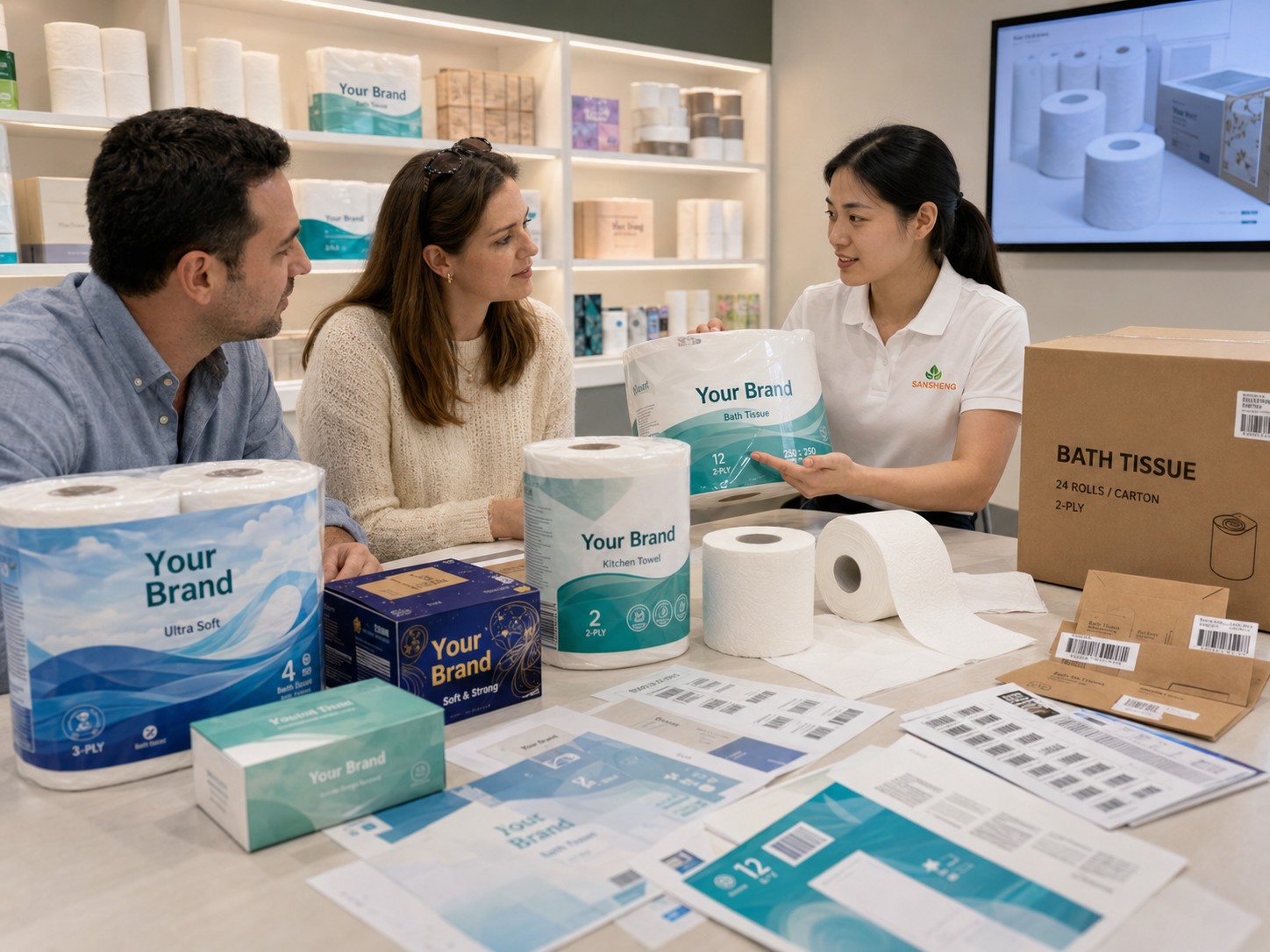 OEM private label tissue supply solutions for brand buyers and custom packaging programs