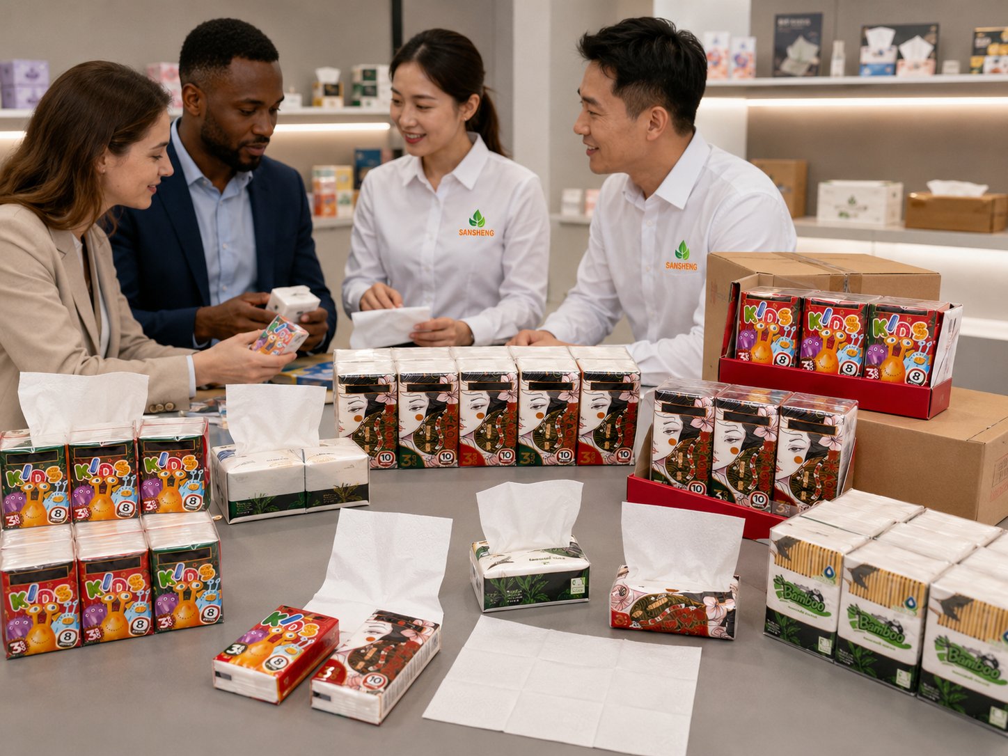 Pocket tissue manufacturer retail and wholesale program selection