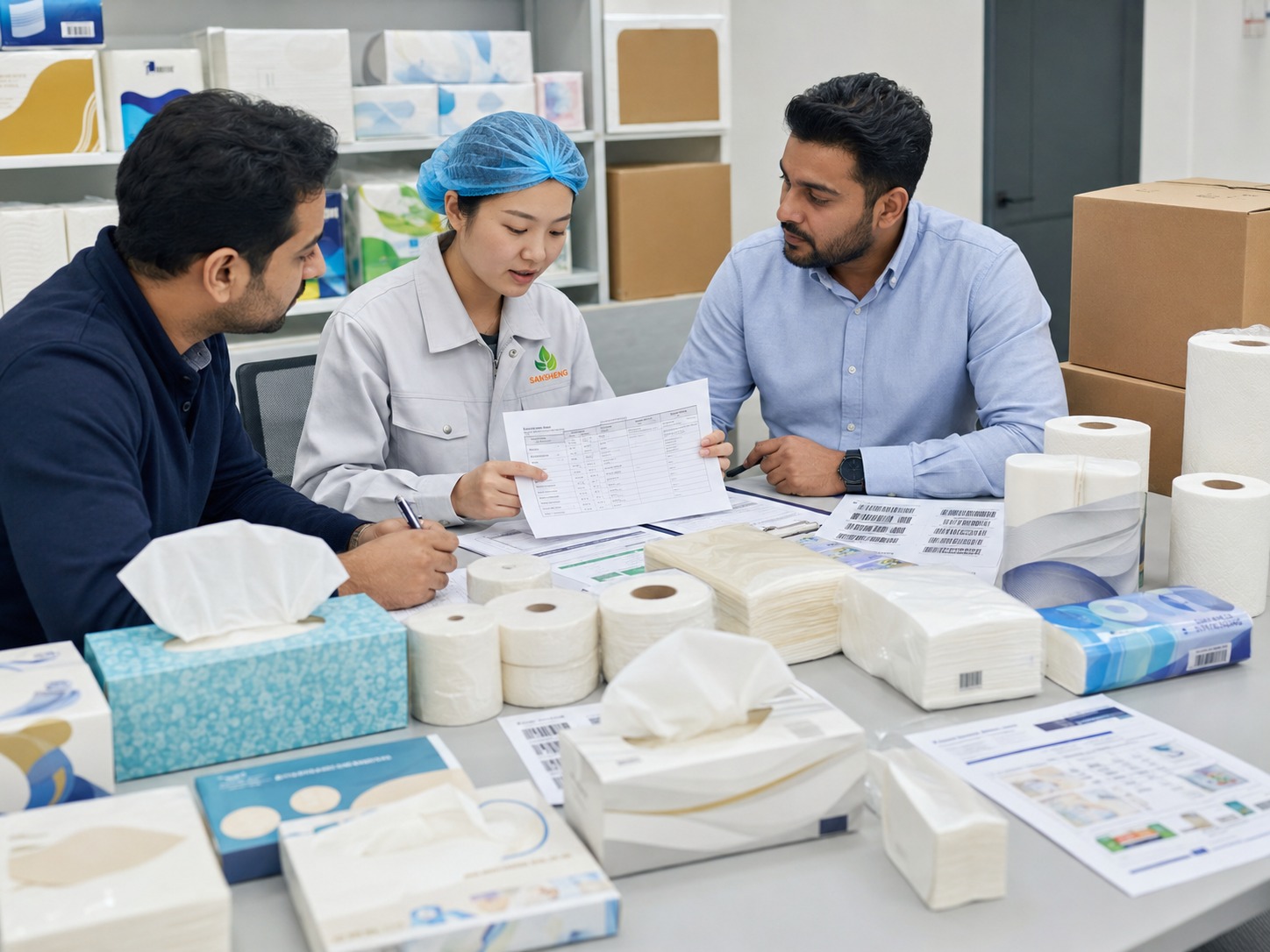 Retail tissue suppliers fast quote inputs with retail packaging product specs and loading details