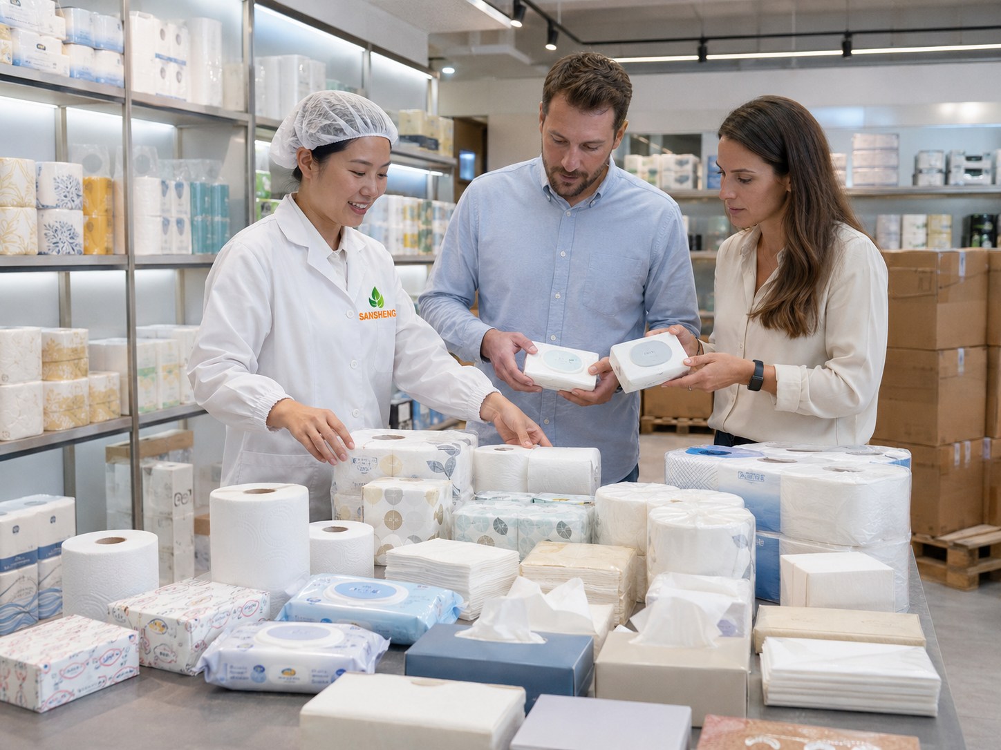 Retail tissue suppliers product range including toilet paper facial tissue paper towels and napkins