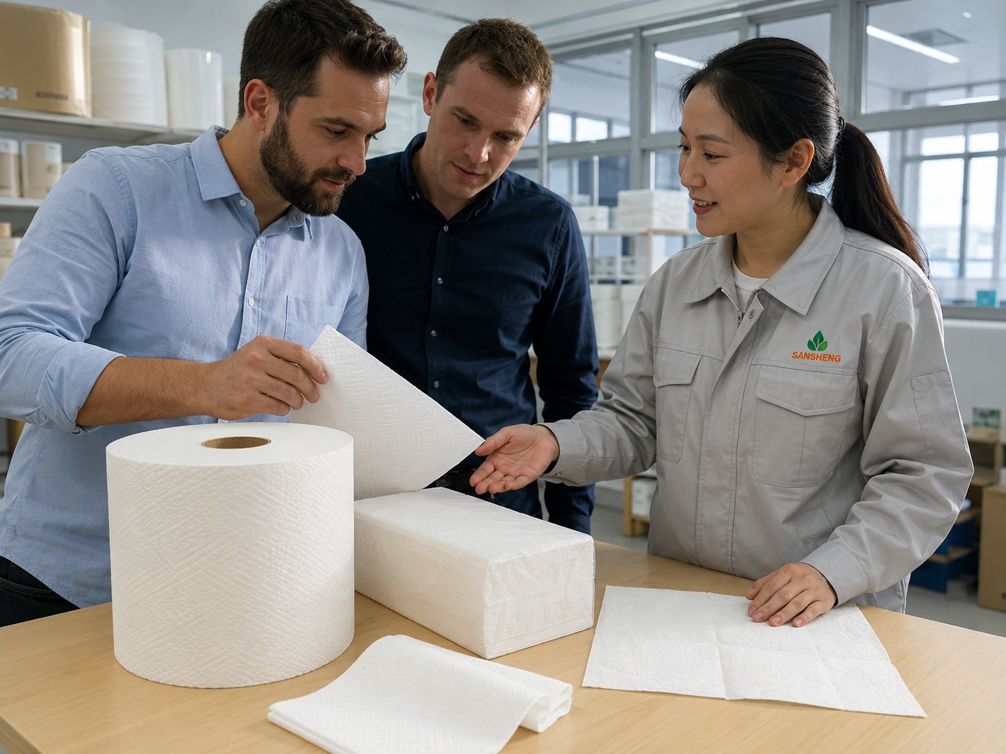 TAD paper supplier for premium tissue towel and napkin programs